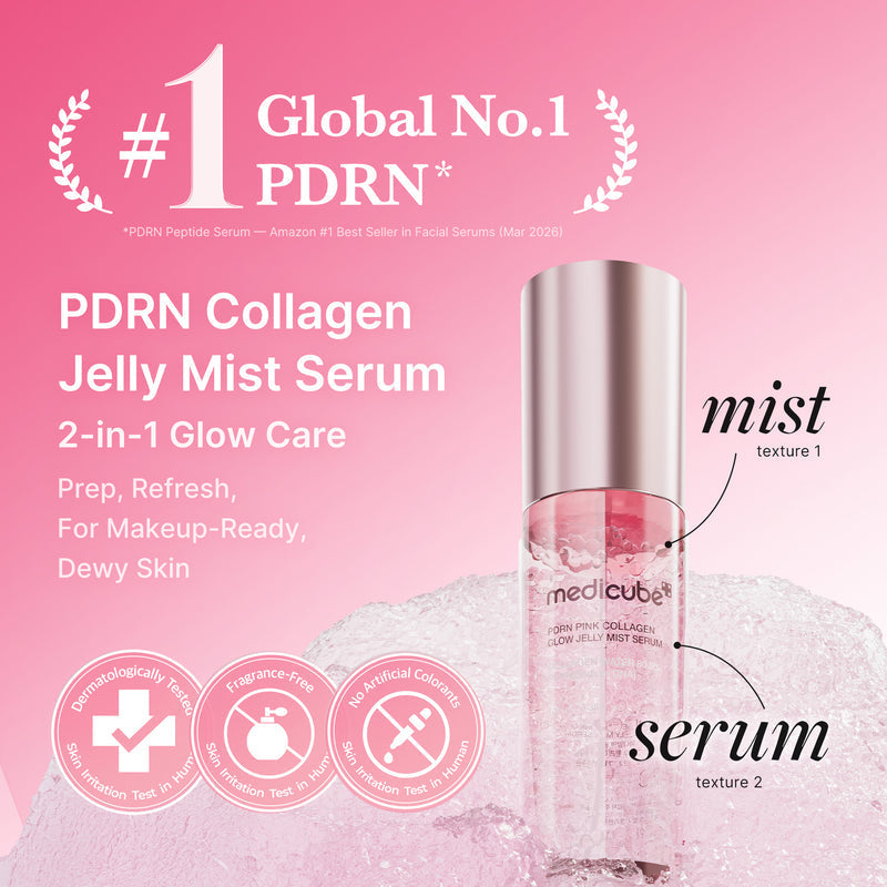 PDRN Pink Collagen Glow Jelly Mist Serum